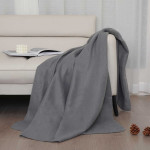 ПРОМО комплект - сиви поларени одеяла 130х160 см.  